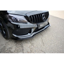 LAME DU PARE-CHOCS AVANT / SPLITTER V.1 MERCEDES- BENZ C43 AMG W205