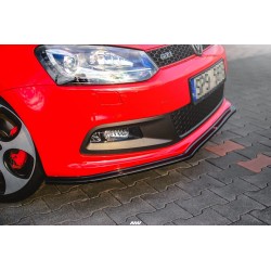 LAME DU PARE-CHOCS AVANT / SPLITTER V.2 VOLKSWAGEN POLO MK5 GTI 6R AVANT FACELIFT