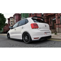 ARRIÈRE SPLITTER VW POLO MK5 GTI APRES FACELIFT (AVEC UNE BARRE VERTICALE)