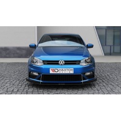 SPORT LAME DU PARE-CHOCS AVANT VW POLO MK5 GTI APRES FACELIFT (MIT FLÜGELN)