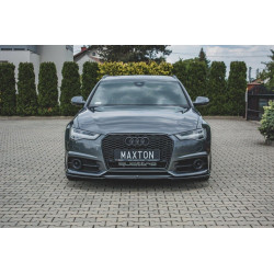 LAME DU PARE-CHOCS AVANT AUDI S6 / A6 S-LINE C7 FL