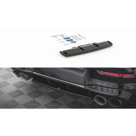 CENTRAL ARRIERE SPLITTER VOLKSWAGEN GOLF R MK8