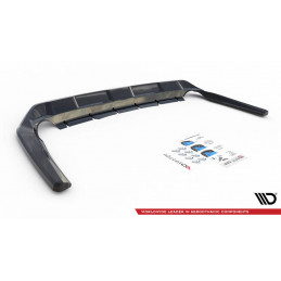 CENTRAL ARRIERE SPLITTER (AVEC UNE BARRE VERTICALE) TOYOTA RAV4 MK5