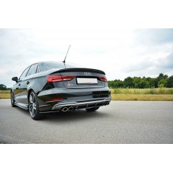 CENTRAL ARRIERE SPLITTER AUDI S3 8V FL HATCHBACK / SPORTBACK / LIMOUSINE