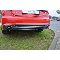 Central Arriere Splitter Audi A5 S-Line 8T Coupe / Sportback (avec une  barre verticale)