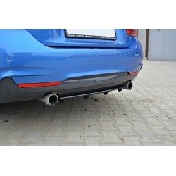 CENTRAL ARRIÈRE SPLITTER BMW 4 F32 M-PACK (AVEC BARRES VERTICALES)