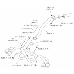 Ligne d'Echappement HKS...