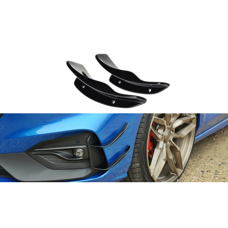 AILES DE PARE-CHOCS AVANT (CANARDS) FORD FOCUS ST / ST-LINE MK4